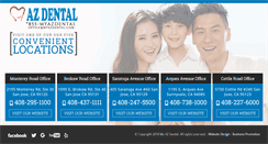 Desktop Screenshot of myazdental.com